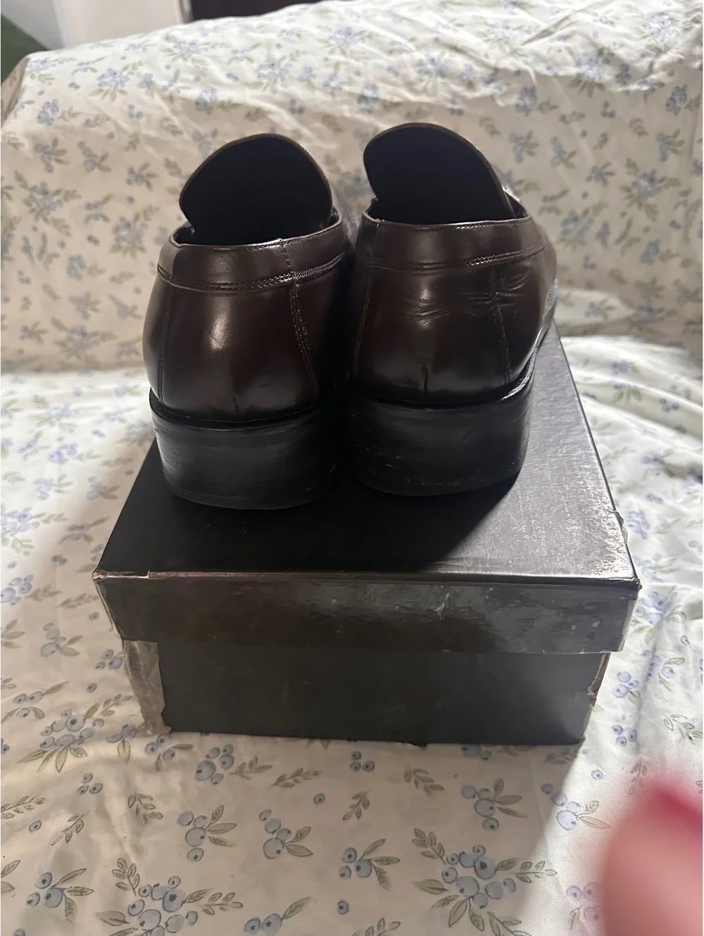 Gucci Brown Leather Men's Dress Loafers Size 10
